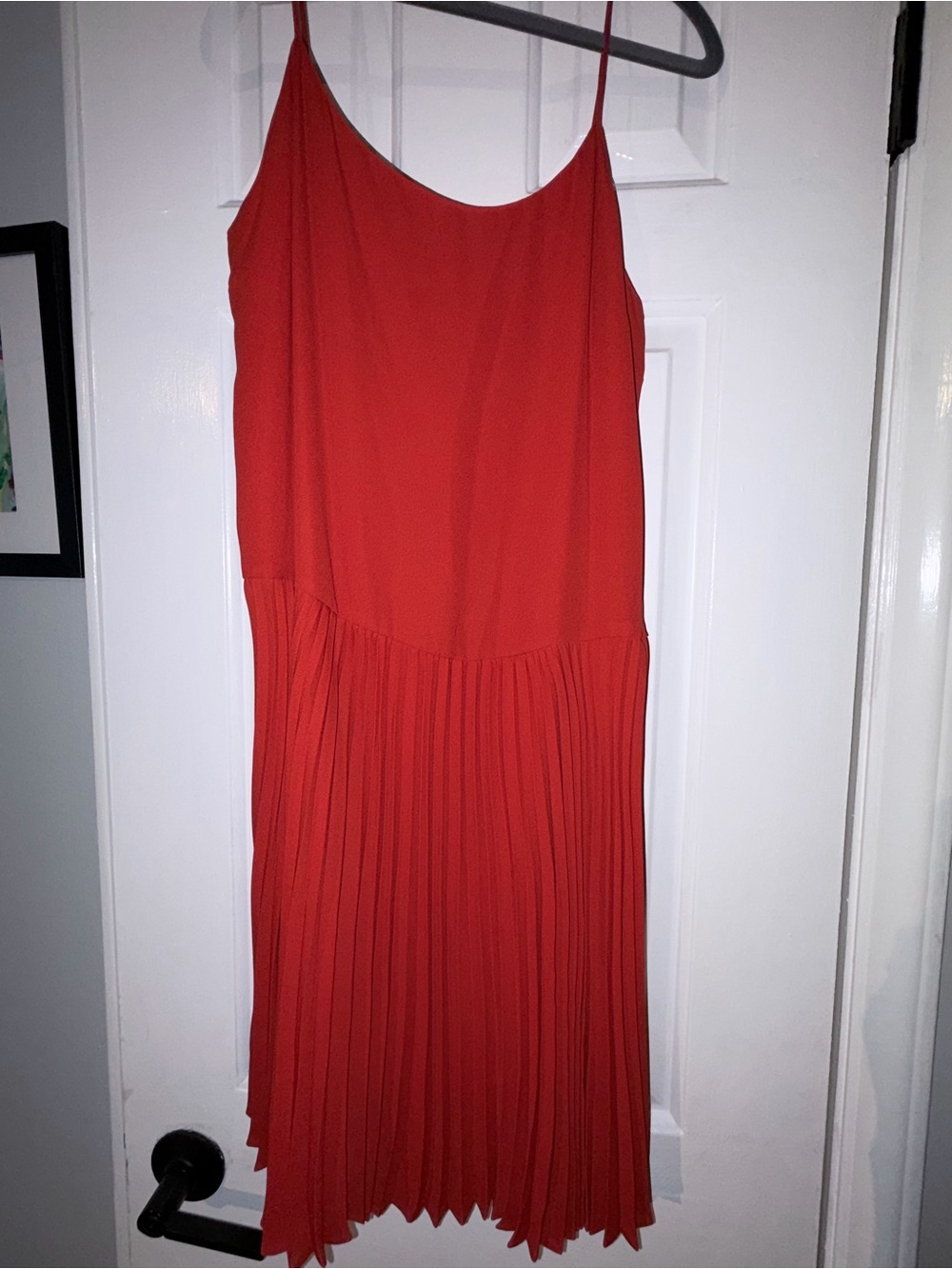 Theory Red Sleeveless Cami Top